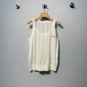 Miu Miu Cream Tank Top